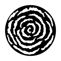 Metal Gobo - Breakup Rose Swirl ME-2232