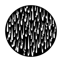 Metal Gobo - Water Rain Drops ME-2241