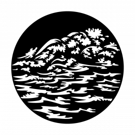Metal Gobo - Water Waves Breaking ME-2243