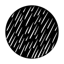 Metal Gobo - Water Rain Dense ME-2245