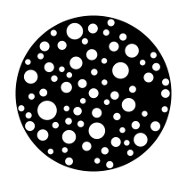 Metal Gobo - Dots Medium ME-2260