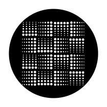 Metal Gobo - Geometric Dots ME-2268