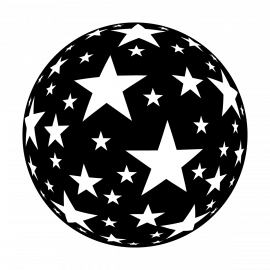 Metal Gobo - Star Ball ME-2419