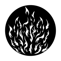Metal Gobo - Breakup Camp Fire ME-2448