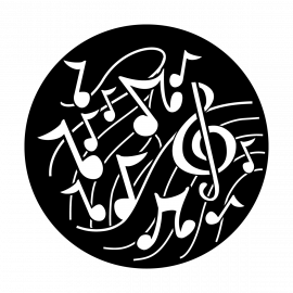 Metal Gobo - Music ME-2482