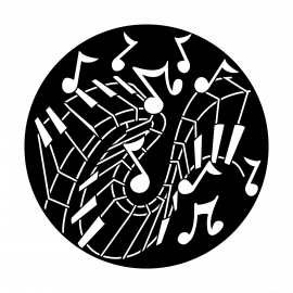 Metal Gobo - Jazz ME-2483