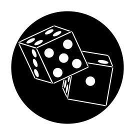 Dice Metal Gobo Apollo 2519