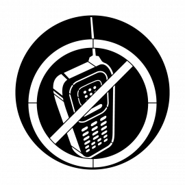 Metal Gobo - No Cell Phones ME-2525