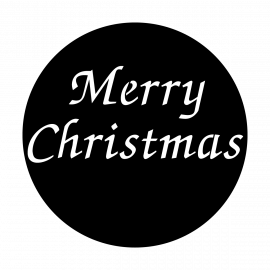 Metal Gobo - Merry Christmas ME-3270
