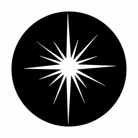 Metal Gobo - Christmas Star ME-3280