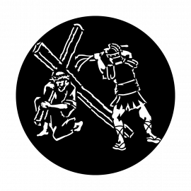 Metal Gobo - Easter Carrying Cross ME-3426