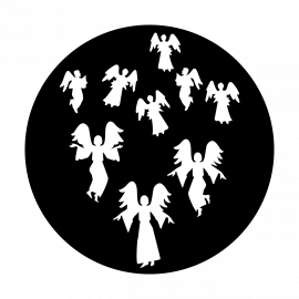 Metal Gobo - Angels Large Group ME-3435