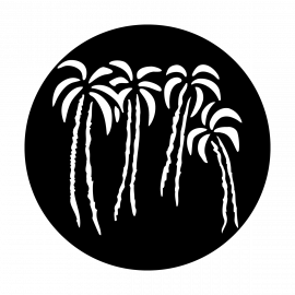 Metal Gobo - Trees Four Palms ME-3521