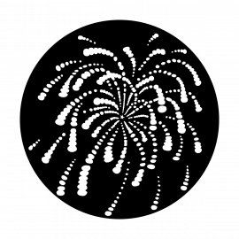 Metal Gobo - Single Fireworks Natural me-3530