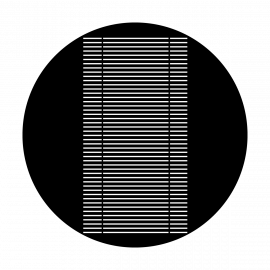 Metal Gobo - Window Blinds Narrow ME-4003