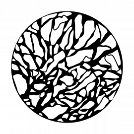 Metal Gobo - Cracked Rock ME-4004