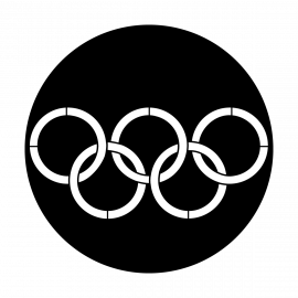 Metal Gobo - Olympic Rings ME-4057