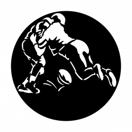 Metal Gobo - Sports Football Players ME-4065