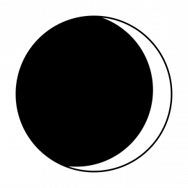 Metal Gobo - Quarter Moon ME-4080