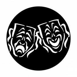 Metal Gobo - Masks Tragedy/Comedy ME-4081-C