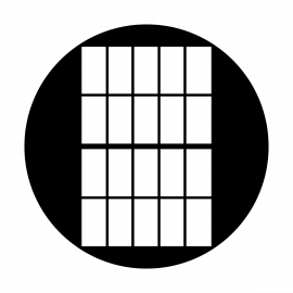 Metal Gobo - Window Standard ME-6018