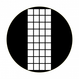 Metal Gobo - Window Four Column ME-6019