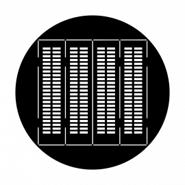Metal Gobo - Window Shutters Closed ME-6022