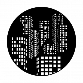 Metal Gobo - City Night Lights ME-6038