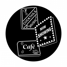 Metal Gobo - Street Sign 1 ME-6052