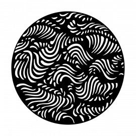 Metal Gobo - Waves