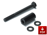 Kino Flo MTP-K41/B41 Bolt Assembly