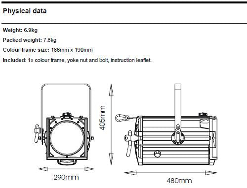 Selecon Rama 150mm PC 1200w 230v