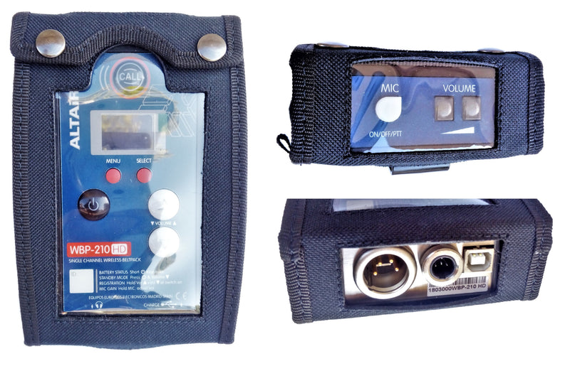 Protective soft case for Soft case for EXTREME Series� wireless intercom beltpacks (SC-210)