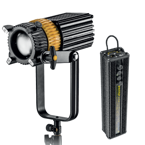 Light, Power Supply, Cable, Spill Ring, Barn Doors, Stand Mount