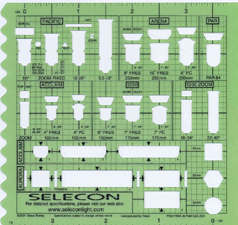 Selecon Lighting Stencil