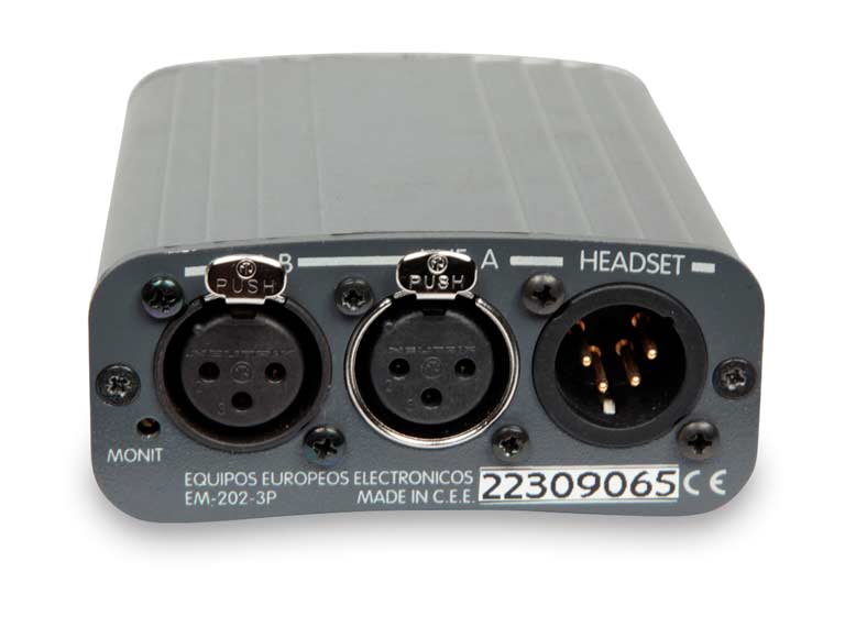Dual Channel Wired Intercom Beltpack (EM-202 3P)