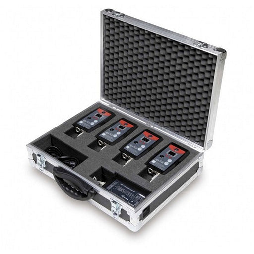 Empty briefcase for 1 charger (WBPC-210) and up to 4 “EXTREME Series” Beltpacks (WBFC-210)