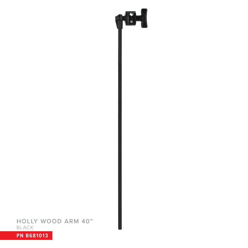 40" Stainless Steel Arm - Black