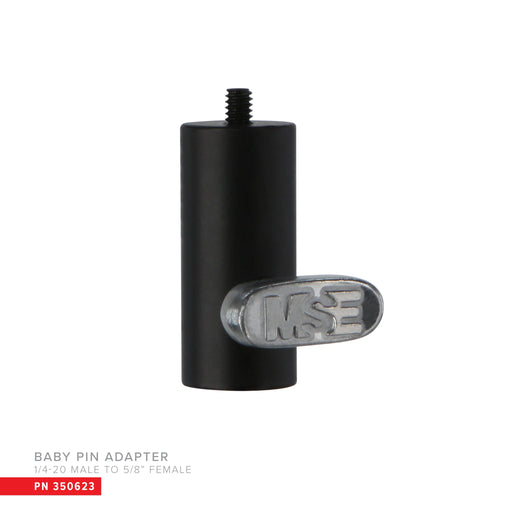 5/8" Baby Pin Adapter to 1/4-20 male