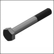 Matthews Screw Cap Hex 1/4-20 X 2" Gr5