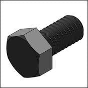 Matthews Cap Screw Hex 5/16-18 @.63"