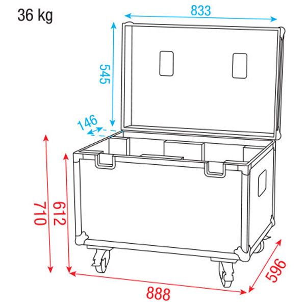 DAP Case for 2x iW-1915