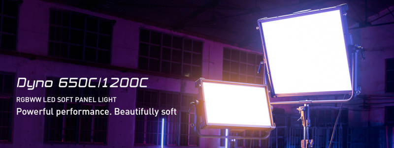 NANLUX DYNO 1200C RGBWW Soft Panel Light with Flight case