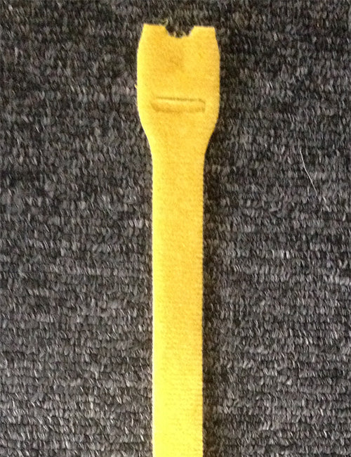 Velcro Cable Wrap 25mmx200mm Yellow Price per strap