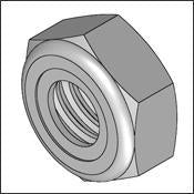 Matthews Locknut Hex 1/4-20 Thin