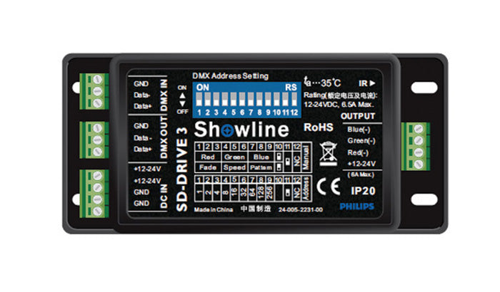 Showline SD-DRIVE3 ThreeChannel LED