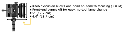 Lowel i Light - with XLR4 Battery Connector (i-02)